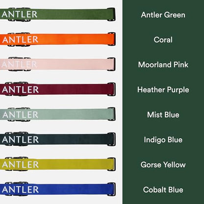 Antler Adjustable Hardside Luggage Strap, Heather Purple, 67x1.4 - color: Heather Purple