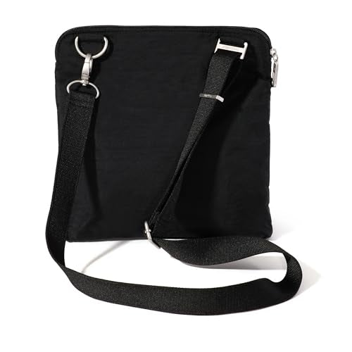 Baggallini Securtex Anti-Theft Large Crossbody - color: Black