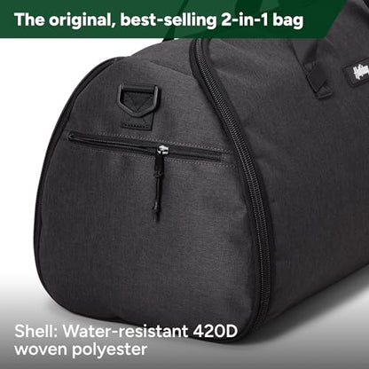 Halfday Convertible 2-in-1 Garment Duffel Weekender 45L, Carry On, Shadow - color: Shadow, style: Original, 45l