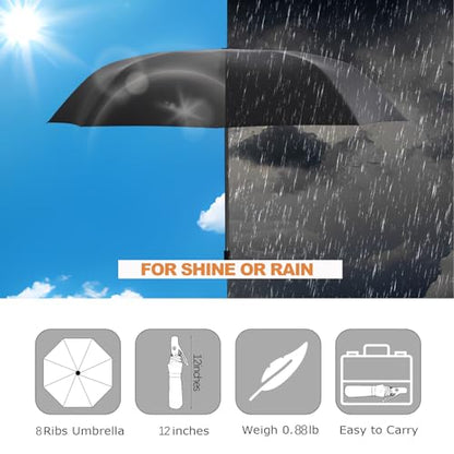 Folding Umbrella, Automatic Small Compact, Sun & Rain - color: SZ55