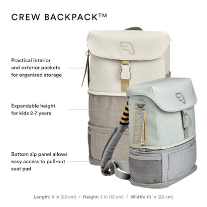 Stokke JetKids Travel Bundle, Midnight Grey - Includes BedBox Ride-On Suitcase & Backpack - Best for Kids 2-7 Years Old (Up to 77 lbs) - color: Midnight Grey