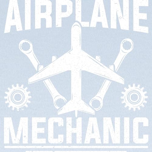 CafePress Airplane Mechanic Aviation Aircraft M Baby Blanket, Super Soft Newborn Swaddle - color: Sky Blue