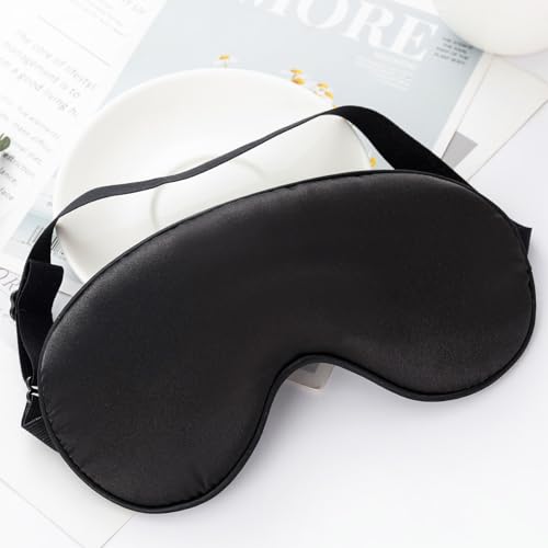 Eye Mask for Sleeping 2 Pack Sleep Masks for Men and Women - color: Black+green