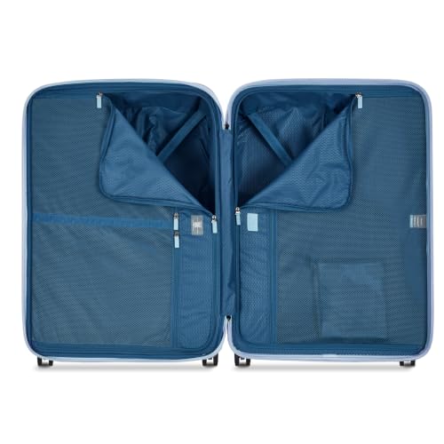 DELSEY PARIS Chatelet Air 2.0, 28 Inch Checked Suitcase, Light Blue - color: Light Blue, size: Checked-Large 28 Inch