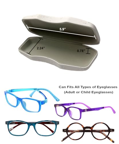 JAVOedge [4 PACK / 3 PACK], Printed Pattern Durable Hard Clamshell Eyeglass Case with Bonus Microfiber Cloth - color: Cats - Design G, size: 3 PACK