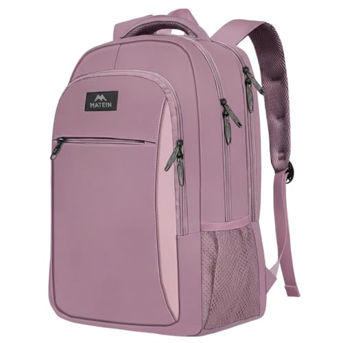 MATEIN Dark Purple Personal Item Backpack, Underseat 15.6 Inch Laptop Bag - color: Dark Purple, size: 15.6 Inch