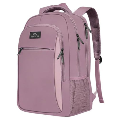 MATEIN Dark Purple Personal Item Backpack, Underseat 15.6 Inch Laptop Bag - color: Dark Purple, size: 15.6 Inch
