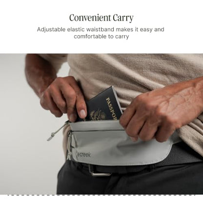 Eagle Creek Undercover RFID Money Belt, Storm Grey - color: Grey
