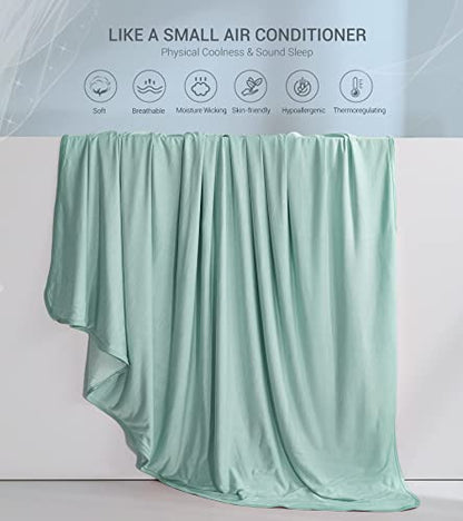 Marchpower Arc-Chill Cooling Blanket for Hot Sleepers Throw Size Green - color: Green, size: Throw 51" X 67"
