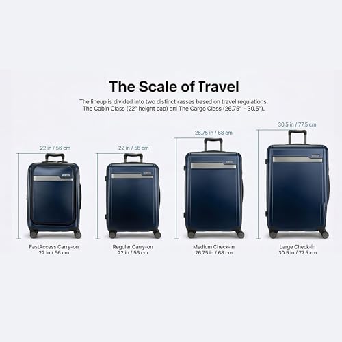 Ricardo Beverly Hills Brentwood Hardside Luggage Collection – Expandable Suitcases with Wheels and TSA Lock, 21" FastAccess Carry-on & 25" Medium Check-in, 2-Piece Set, Ocean Blue - color: Ocean Blue, size: 2-Piece Set (21" FastAccess & 25" Medium Check-i