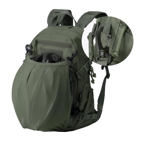 Mardingtop 소형 전술 백팩, Molle 하이킹 백팩, 배낭여행, 사이클링 및 자전거용, 15L/25L 백팩 - color: 레인저 그린., size: 15L
