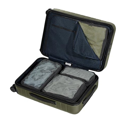 Away Insider Packing Cubes Set of 4, Lightweight Travel Luggage Organizers - color: Jet Black