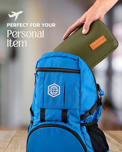 TRIPPED Travel Gear Tech Organizer Pouch for Cables and Accessories - color: Green