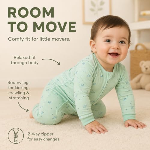 Toddler Sleep Sack with Feet, Long Sleeve, 2-3T, 1-Pack - color: Space, size: 2-3T