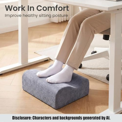 Work Foot Rest Under Desk,Comfort Foot Rest for Couch - color: Blue