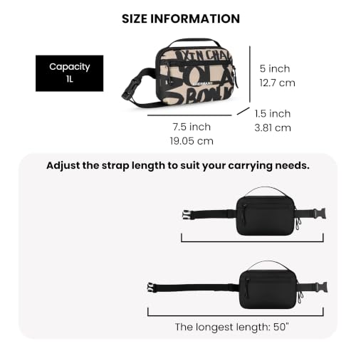 Sherpani Hyk, Small Sling Bag, Lightweight Travel Fanny Pack - color: Ciao