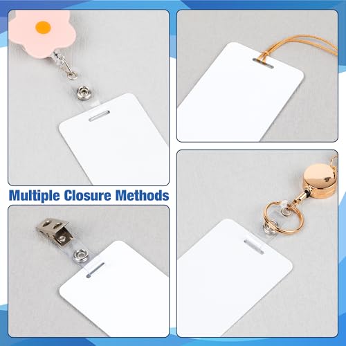 20 PCS Sublimation id Badge Blanks Double Sided Aluminum for Blank id Name - color: Vertical-20set