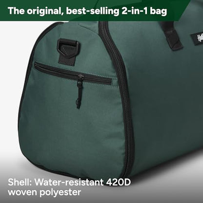 Halfday Convertible 2-in-1 Garment Duffel Weekender 45L, Carry On, Hunter - color: Hunter, style: Original, 45l