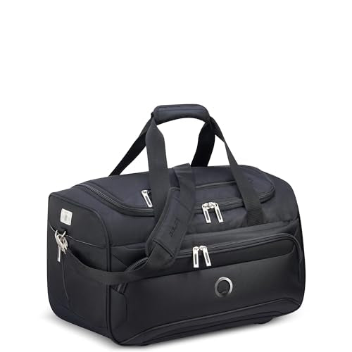 DELSEY PARIS Sky Max 2.0 Softside Expandable Luggage with Spinner Wheels 2 Piece Set, Black (24 Inch/Duffle) - color: Black, size: 2-Piece Set (24/Duffle)