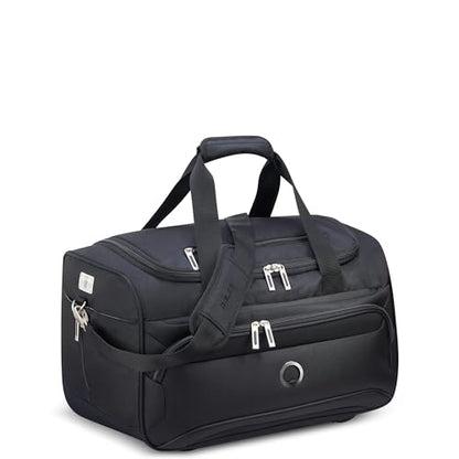 DELSEY PARIS Sky Max 2.0 Softside Expandable Luggage with Spinner Wheels 2 Piece Set, Black (24 Inch/Duffle) - color: Black, size: 2-Piece Set (24/Duffle)