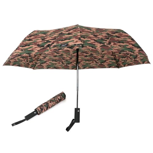 Nollia Compact Travel Umbrella with Auto Open – Windproof Folding Umbrella, Lightweight & Portable for Rain - color: Camo