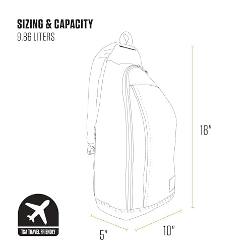 Carhartt Classic 10L Multi-Carry Sling Bag Carhartt Brown - color: Crossbody Backpack (Carhartt Brown)
