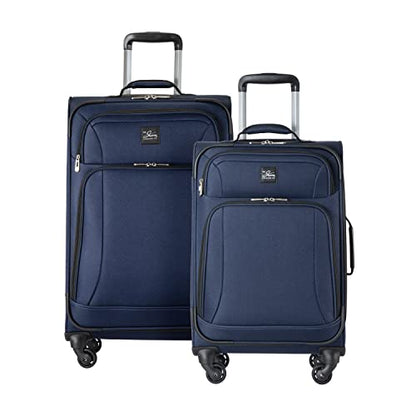 Skyway Epic Softside 4-Wheel Luggage Spinner Collection - color: Surf Blue