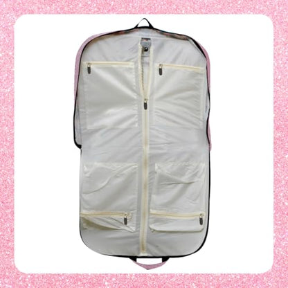 NGIL Glitter Travel Hanging Garment Bag (Glitter-Pink) - color: Glitter-Pink