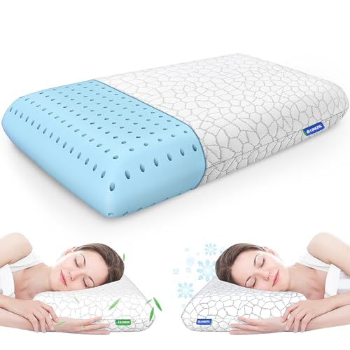 CushZone Memory Foam Pillow, Bed Pillow Neck Pillow for Sleeping - size: King Size