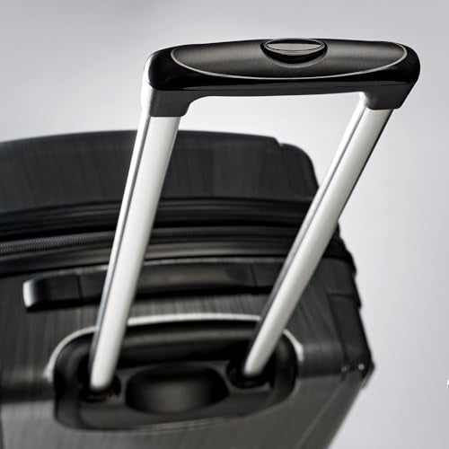 Samsonite Winfield 2 Hardside Expandable Luggage with Spinner Wheels, Charcoal, Checked-Medium 24-Inch - color: Charcoal, size: Checked-Medium Spinner
