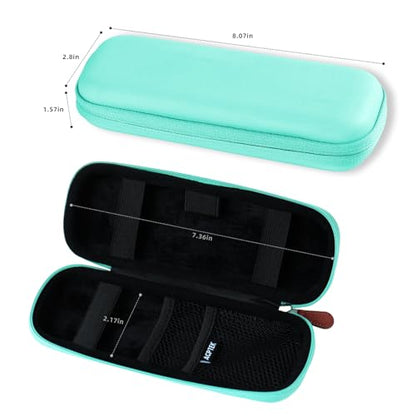 AGPTEK Case Holder for Apple Pencil, Slim PU Hard Leather Carrying Pouch - color: Green
