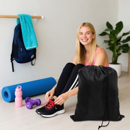 10-Pack Drawstring Bags with Toggle Closure - Lightweight & Durable Nylon Gym Bags for Sports, Travel and Daily Use - size: 5 x 7 Inch