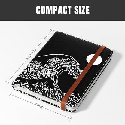 Rimilak Passport Holder,RFID Blocking Passport Cover, Abstract Waves - color: Abstract Waves