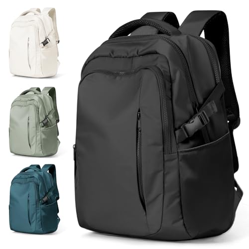 suwasp Large Travel Backpack for Women Men Mochila Airline Approved Carry On Personal Item Backpack Bag Frontier Airlines Personal Item Travel Bag Flight Approved Luggage Backpack - Black - color: Black