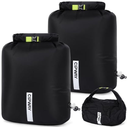 Travel Compression Laundry Bag for Dirty Clothes, 24L 2Pack