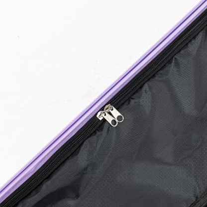 4-Piece Hardside Luggage Set, Lightweight ABS Suitcase with 360° Dual Spinner Wheels, TSA Password Lock, Portable Travel Luggage, Purple