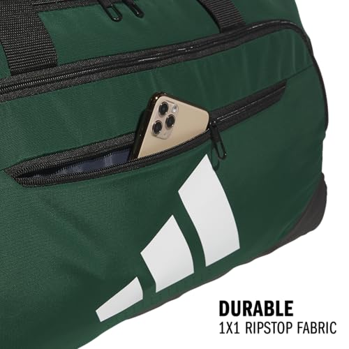 adidas Defender 5 Duffel Bag for Sports, Gym and Travel, Team Dark Green, OSFA - color: Team Dark Green/Medium 59L, style: Medium 59l