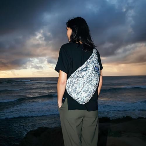 KAVU Rope Sling, Water-Resistant Crossbody Bag - color: Motion Undertow