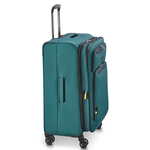 DELSEY PARIS Sky Max 3.0, 24 Inch Checked-Medium Luggage, Teal Blue - color: Teal Blue, size: Checked-Medium, 24 Inch