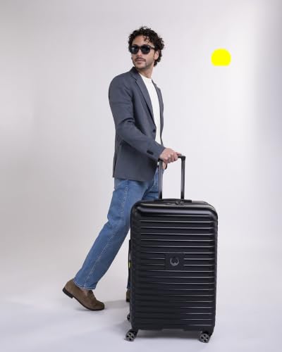 DELSEY PARIS Cruise 3.0, 28 Inch Checked-Large Luggage, Deep Sea Navy - color: Deep Sea Navy, size: Checked-large