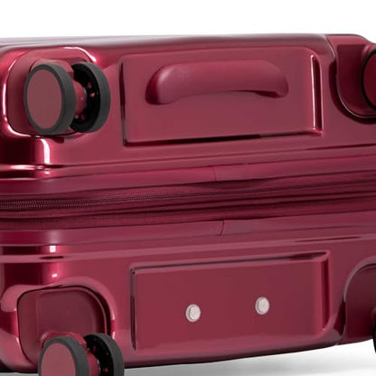 Traveler's Choice Edinburgh II Hardside Spinner Luggage, TSA Lock, Red, 3 Piece Set (21/25/29) - color: Red, size: 3 Piece Set (21/25/29)