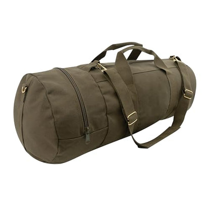 Rothco Canvas Double-Ender Sports Bag - Durable & Spacious Travel Companion or Gym Accessory - color: Olive Drab