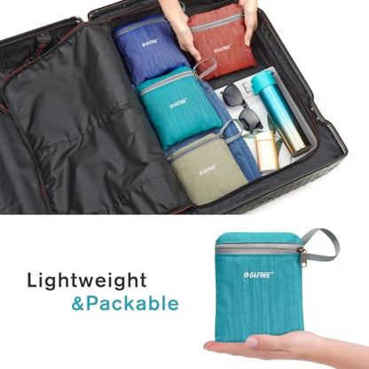 G4Free 10L Hiking Backpack Small Travel Hiking Daypack Lightweight Packable Backpack Casual Foldable Shoulder Bag - color: Peacock Blue