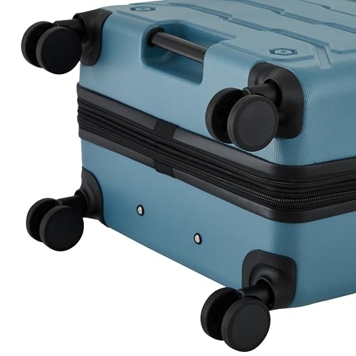 Wrangler ATG Trailway Expandable Hardside Luggage, Storm Blue, 22" Carry-On - color: Storm Blue
