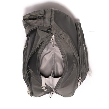 Baggallini Securtex Anti-Theft Vacation Convertible Sling - color: Charcoal