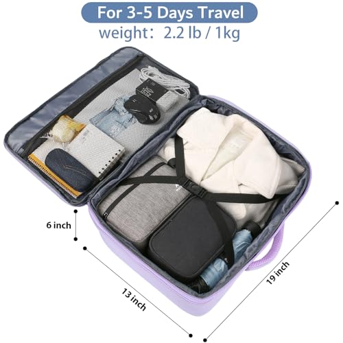 MATEIN Light Purple Carryon Backpack, 40L Airplane Approved Travel Backpack - color: Light Purple, size: X-Large