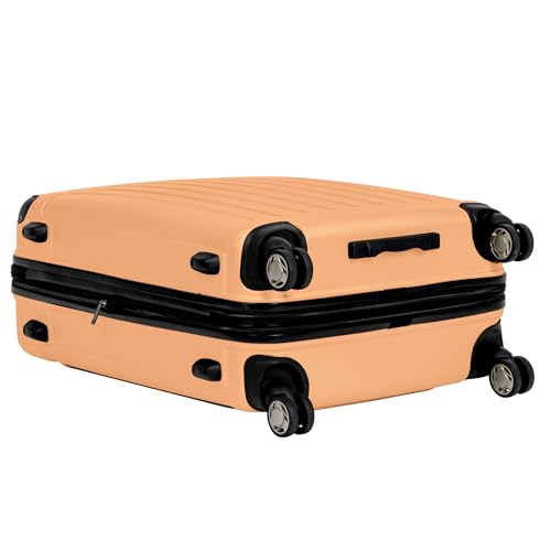 Kenneth Cole REACTION Renegade Luggage Expandable 8-Wheel Spinner Lightweight Hardside Suitcase, Dreamsicle, 2-Piece Set (20"/28") - color: Dreamsicle, size: 2-Piece Set (20"/28")