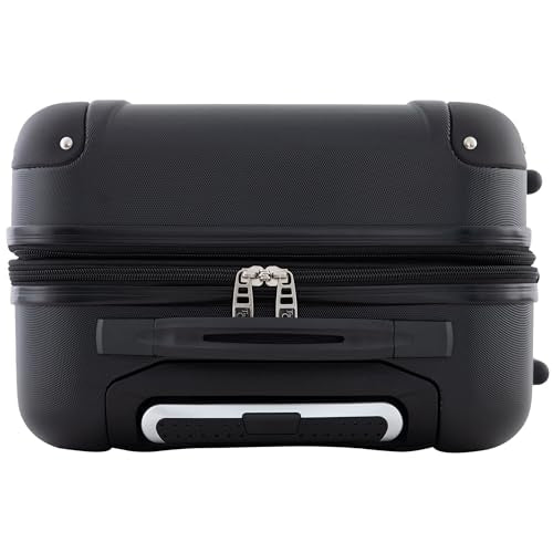Travelers Club Chicago Hardside Expandable Spinner Luggage, Black, 22" Carry-On - color: Black, size: 1-Piece (22" Carry-On)