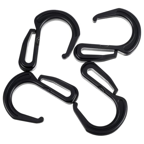12PCS Plastic S Shaped Cargo Net Hook Clips Elastic Car Mesh Hooks