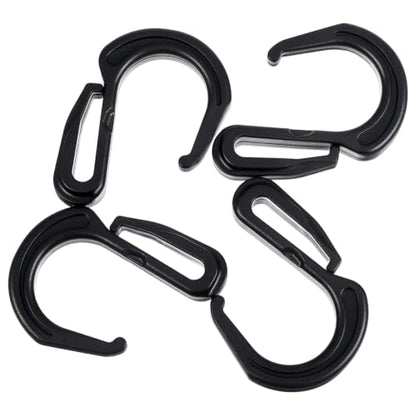 12PCS Plastic S Shaped Cargo Net Hook Clips Elastic Car Mesh Hooks